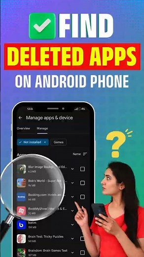 How to Find Deleted Apps on Android Phone | Recover Uninstalled Apps from Play Store