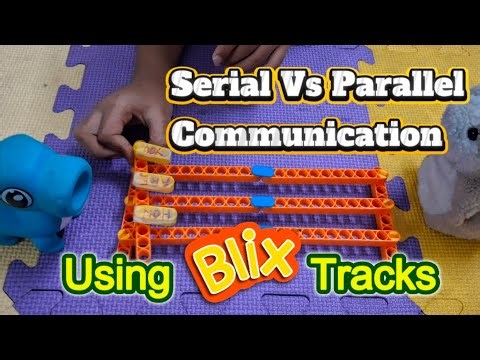 2. Serial Vs Parallel Communication for Kids Using Blix Track #MadeWithBlix