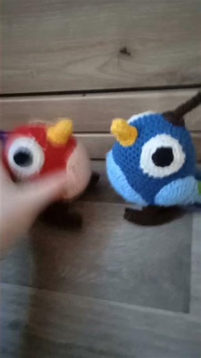 patchwork pals bird and blue bird Tweet