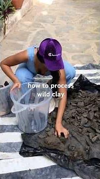 How To Process Wild Clay | Step By Step | Full Process Video