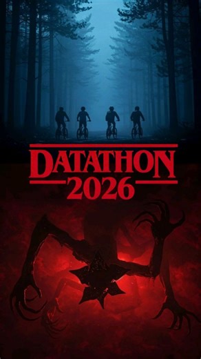 DataZen on Instagram: "011 signals detected. The portal is opening. 🚪⚡ DataZen presents DATATHON 2026 a 24-hour data-centric hackathon where pressure is real and possibilities are infinite. Build. Analyze. Predict. Break patterns. 🧠 This is a true test of logic and instinct where data meets the strange. ⏳ The countdown has begun 📅 Event dates: 7-8th February, 2026 📝 Registrations go LIVE on 25th December, 2025 🔓 Open to students across the country 📊 For all data enthusiasts; beginners to p