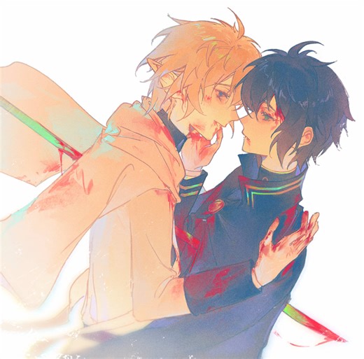 i drew my friend’s ship for her #procreateart #mikayuu #timelapse #seraphoftheend