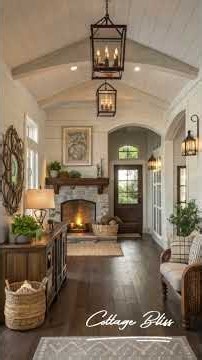 Rustic, Cozy & Charming | Small Country Farmhouse Decorating Ideas. #CountryHomeDecor