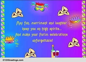 Purim Cards, Free Purim Wishes, Greeting Cards | 123 Greetings