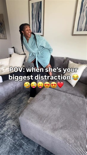 This happens when you marry your biggest distraction🤣😂 you gotta stay focused!