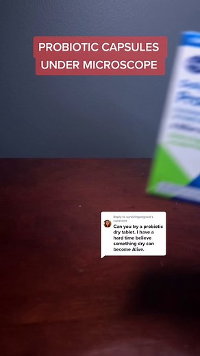 Probiotic Capsules Under the Microscope: A Close Look