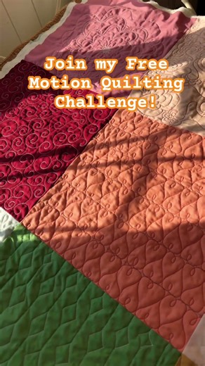 12 Down, 4 To Go! FMQ Challenge!!! #quilting #shorts #freemotionquilting #diy