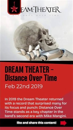 DREAM THEATER - Distance Over time (2019) #dreamtheater #onthisday #progmetal #metalreview #metal