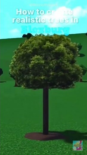 How To Create Realistic Trees || Bloxburg || Roblox || #shorts