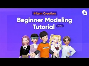 [ZEPETO] #ItemCreation Beginner Blender Modeling Tutorial Part 2