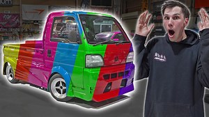 Japanese mini trucks makeover - new paint & wheels reveal!