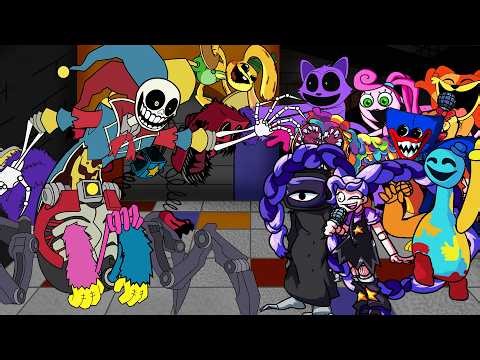 FNF Playtime but The Prototype VS All Poppy Playtime characters sing