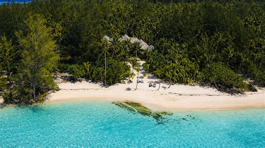 A secret tropical beach few people ever get to see