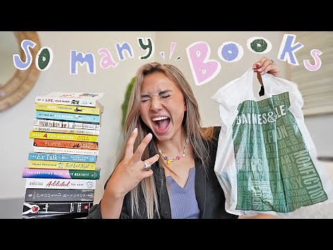 huge book haul & bookstore vlog