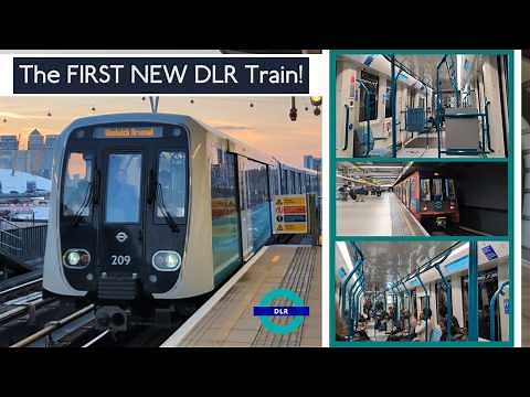 The FIRST NEW DLR Train! CAF B23 Stock - Interior & Exterior | Goodbye B90, B92 & B2Ks! TfL News