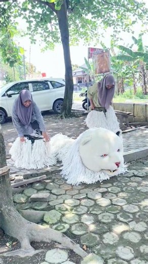 Two princesses wearing tiger costumes