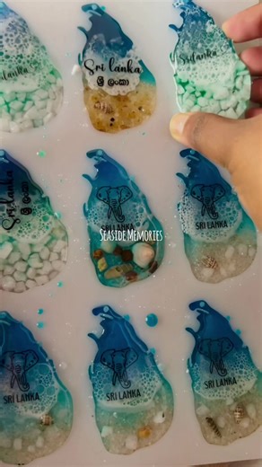 Crafting a Beautiful Sri Lanka-Shaped Resin Key Tag