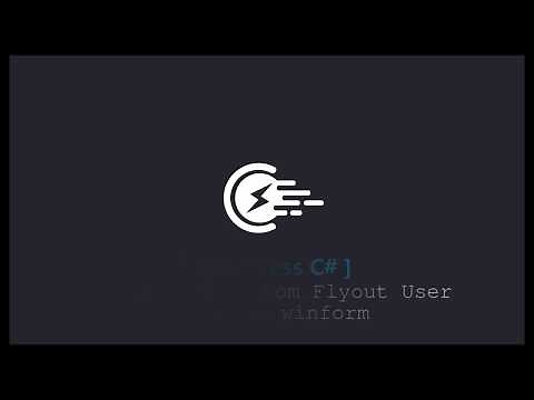 DevExpress C# How to Create Custom Flyout User Controle winform