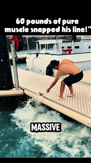 “Monster Fish Attack! 60-Pound Beast Snaps Fishing Line! 😱🎣 #fishing #EpicCatch #60PoundFish #USAFYP