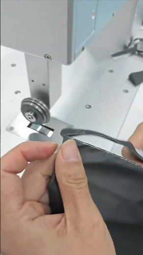 Ultrasonic sewing machine for coated fabric welding and cutting #ultrasonicsewingmachine