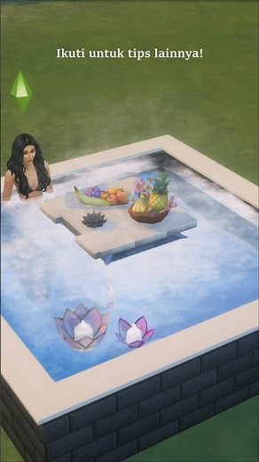 Tips membuat jacuzzi di sims 4 ‼️ #sims4build #gamingindonesia #thesims4indonesia
