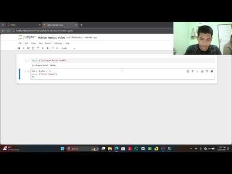 Video Komputasi Kelautan Materi 1 "Python" dan "Hello World" Muhammad Ridwan Hamidy 0014 L2
