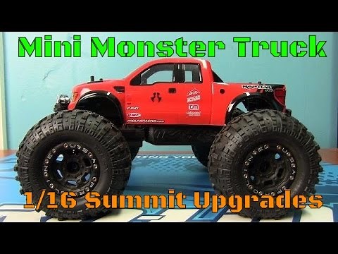 Mini Monster Truck Upgrades Traxxas 1/16 Summit