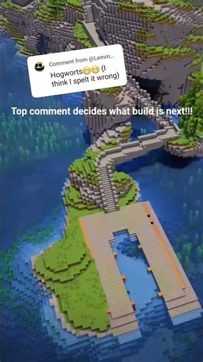 Minecraft hogwarts #minecraft #building #hogwarts #shorts