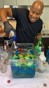 TikTok Candy Jungle Juice 🍓🍭🍊 | Tipsy Bartender