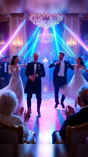 Harry Breaks Into Dance as William & Guests Applaud