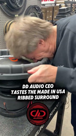 DD AUDIO CEO tastes the DD surround. That custom tooling and made in USA makes a difference