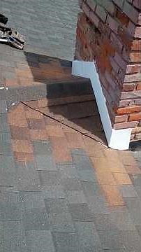 Building a cricket behind chimney