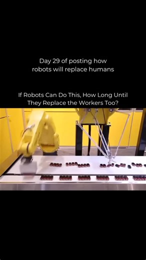 Robotics on Instagram: "Follow @robotics to learn something NEW everyday 🚀 These two industrial robots are designed for rapid-fire precision on the assembly line. The Delta robot on the right and the LR Mate 200iD on the left work in sync, grabbing and arranging groups of four batteries with smooth, nonstop motion. Their speed and coordination turn a simple sorting task into a hypnotic display of automation. Media: Fanuc Automation // Delta Robot #ai #artificial #artificialintelligence #aiagent