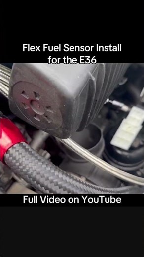 Flex fuel sensor install on my e36