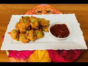 Vegetable Fritters recipe / Crispy Appetizer recipe
