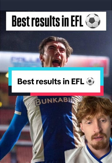 Here are the best results in EFL this weekend ⚽️ #weeksfootballfinds #efl