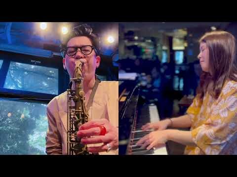 Debussy "Clair de lune" Jazz ver - 月の光 ドビュッシー / 桃瀬茉莉(pf) 横田寛之(sax) Mari Momose, Hiroyuki Yokota
