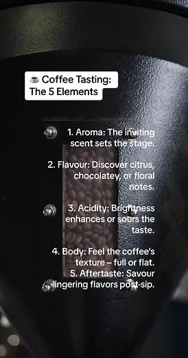 Coffee Tasting: Discovering the 5 Essential Elements