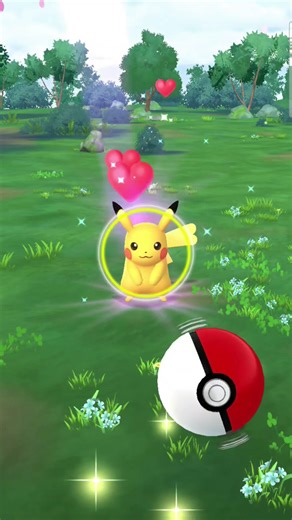 Pikachu capture in Pokémon Go #pokemongo #pokemon #viral #trending