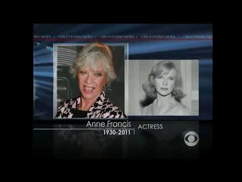 Anne Francis: News Report of Her Death - January 2, 2011