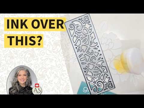 Ink Blending on Intricate Die Cuts | Stunning Layering Stencil Technique for Card Making