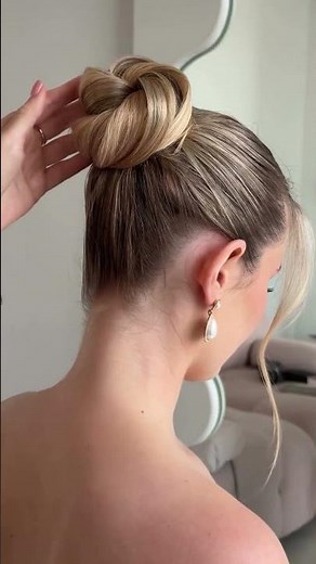 How to make perfect ballerina bun 🤍