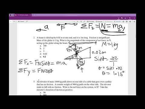 Physics 111 Common Exam #2 Review