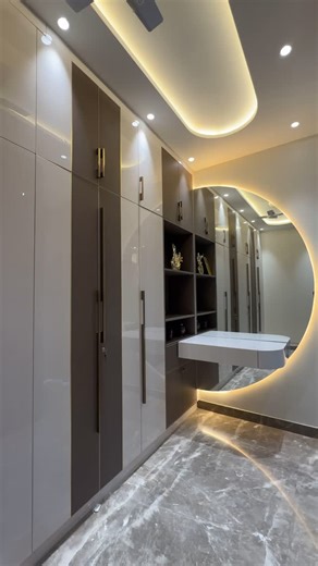 OAK N CHIZEL | MODULAR FURNITURE on Instagram: "Presenting our premium wardrobe by Oak N Chizel — finished with flawless PU polish, soft-close hardware, and top-tier accessories. Because luxury isn’t just seen, it’s felt. ✨ #OakNChizel #WardrobeGoals #LuxuryLiving #InteriorInspo #FurnitureWithSoul #PremiumDesign #ClosetCrush"