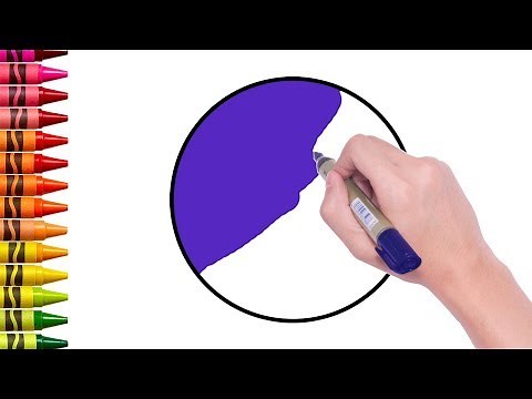 Learn Coloring with Circles and Crayons | Color-In & Fun Activities
