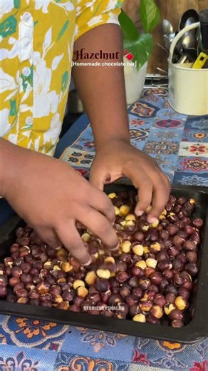 Hazelnut chocolate bar #storiesbyshalini #food #cooking