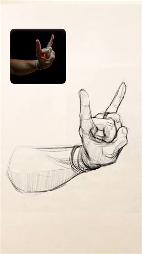 Kesh on Instagram: "A Small Timelapse of a Hand Drawing practice session from the ‘30 Days of Drawing Hands’ Challenge from Drawdaily365 ✏️ #artreels #hands #howtodraw #drawingreels #timelapse"