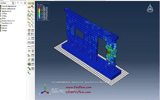Abaqus教程14 – 砌体砖石（砖混）结构房屋力学仿真分析
