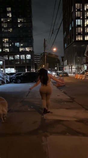 Walking the baby lol