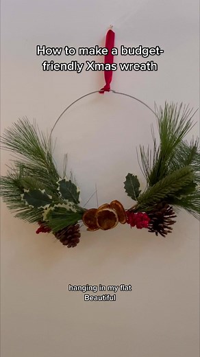 Budget-Friendly Christmas Wreath DIY Tutorial